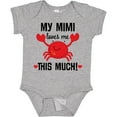 thumbnail image 3 of Inktastic Mimi Loves Me Grandson Boys or Girls Baby Bodysuit, 3 of 5