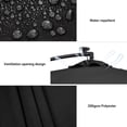 thumbnail image 4 of ACEGOSES 8.2x8.2ft LED Square Outdoor Patio Canopy Offset Umbrellas for Villa Gardens, Lawns and Yard,Black, 4 of 9