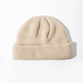thumbnail image 4 of Gorro Tejido A La Moda Beanie Skullcap Sailor Cap Cuff Brimless Beanie Hat Para Hombres Y Mujeres Methold AP007385-02, 4 of 5