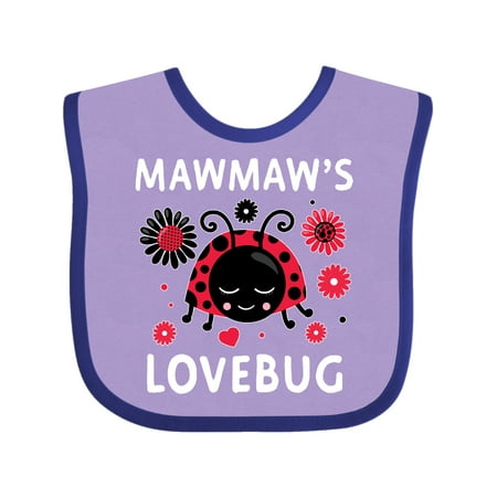 

Inktastic Valentine s Day Mawmaw s Lovebug Gift Baby Boy or Baby Girl Bib