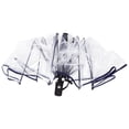 thumbnail image 3 of Paraguas transparente plegable triple totalmente automático para exteriores., 3 of 6