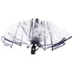 thumbnail image 3 of Paraguas transparente plegable triple totalmente automático para exteriores., 3 of 6