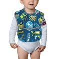 thumbnail image 6 of Hirioo Machinery Road Construction for Baby Waterproof Pocket Bib Adjustable Closed for Babies Toddlers with Large Pocket 6-24Months, 6 of 8