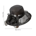 thumbnail image 3 of cpengpj Ladies Sun Hat Kentucky Jockey Club, Tea Party Accessories for Women Hats for Derby Day Wedding Tea Cocktail Party Sun, 3 of 6