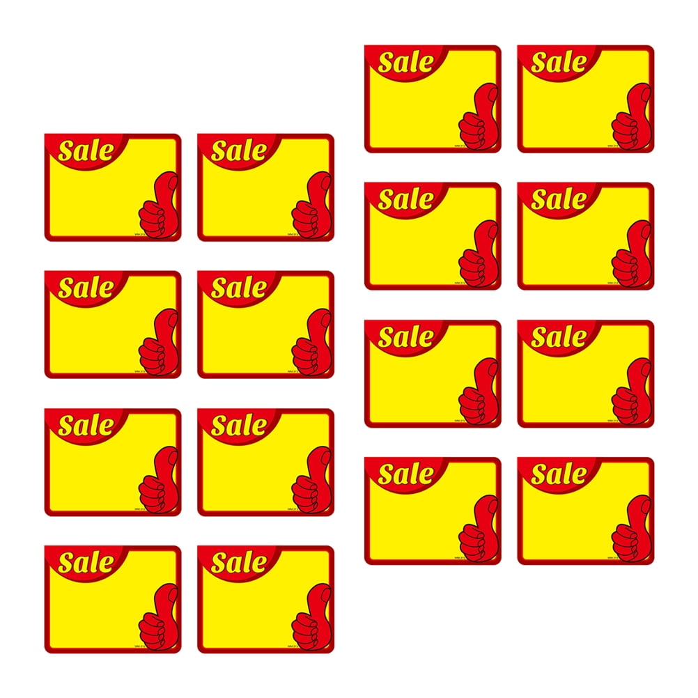 Delivery Signs Back To School - 24/Pack Retail Price Tags - Store Display Supplies Sale Signs - Foto 5