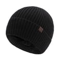 thumbnail image 2 of Sentmoon Bonnet d'Hiver Hommes Chapeaux Hiver Hiver Mode Hommes et Femmes Unisexe Extérieur Tricoté Chaud Casquette de Protection pour la Randonnée, 2 of 4