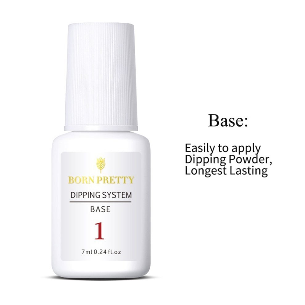 Jeir 7ML Dipping Powder System Liquid Dip Powder Top Coat Base Coat