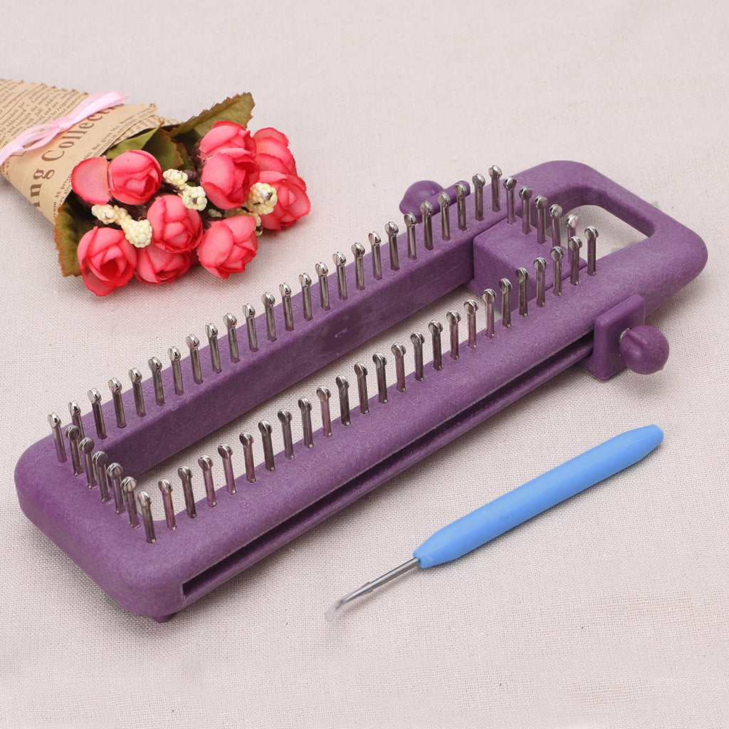 Adjustable Sock Loom Knitting Socks Scarf Hat DIY Hand Craft Tool Plastic