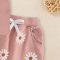 thumbnail image 6 of Kaprioy Girls Summer Outfits Mama’s Girl Print Baby Girl Outfit Short Sleeve T-shirts Daisy Elastic Waist Shorts Set Summer Clothes, 6 of 6