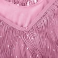 thumbnail image 4 of FRSASU Robe Mini Vintage à Franges pour Femme, Style Flapper, Cocktail, Rose, 4 of 9