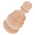 thumbnail image 2 of Unfinished Wooden Finials for Staircases and Bed Posts Decorative Wood Finials for Furniture and Crafts DIY Wooden Finial Ornaments, 2 of 4