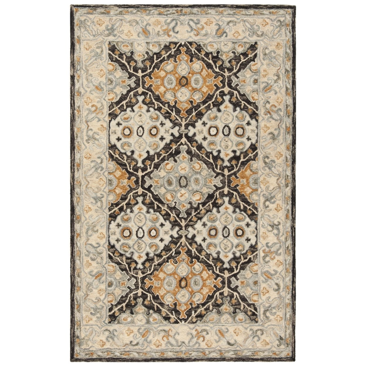SAFAVIEH Aspen Joaquin Southwestern Area Rug, Beige/Brown, 5' x 5' Round