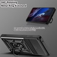 thumbnail image 6 of SOATUTO For Google Pixel 8 5G/Pixel 8 Pro Case Built-in Card Holder & Kickstand & Slide Camera Cover Fit Magnetic Car Mount Holder Case For Google Pixel 8/Google Pixel 8 Pro - Pixel 8,Black, 6 of 8