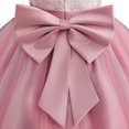 thumbnail image 5 of Vestido para niñas de 1 a 5 meses con lazo grande para fiesta de bodas, elegante vestido de princesa, regalo de cumpleaños para niños, vestidos de Navidad, 5 of 5