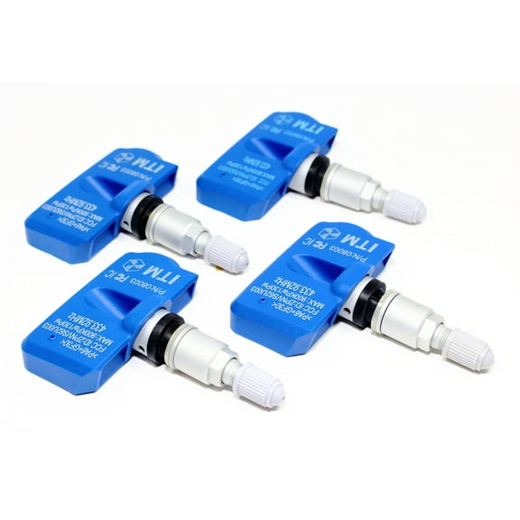 Set of 4 ITM 433mhz TPMS Tire Pressure Sensors Compatible with 2016 2017 Infiniti QX30 Replacement