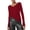 506_Wine, variant on QASIEATN Sweaters for Graceful Women Fashion, Knit Sweater Autumn Winter V Neck Slim Fit Pullover Strip Top with Tight Long Sleeved Base Shirt, Womens Fall Tops