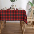 thumbnail image 3 of Rectangle Table Cloth, Clan Ramsay Tartan Resistant Washable Tablecloth Decorative Table Cover for Dining, Indoor and Outdoor, 3 of 6