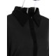 thumbnail image 4 of SAYOO , 2 uds., conjuntos de otoño para mujer, camisa de manga larga con solapa acanalada de Color sólido + traje de pantalón largo para mujer, negro/verde/blanco/azul SAYOO Moda, 4 of 8