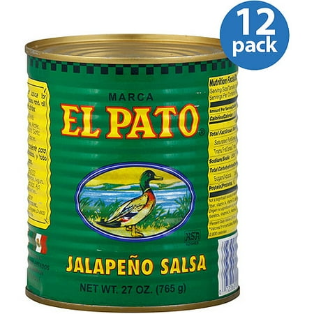 El Pato Jalapeno Salsa, 27 oz, (Pack of 12)