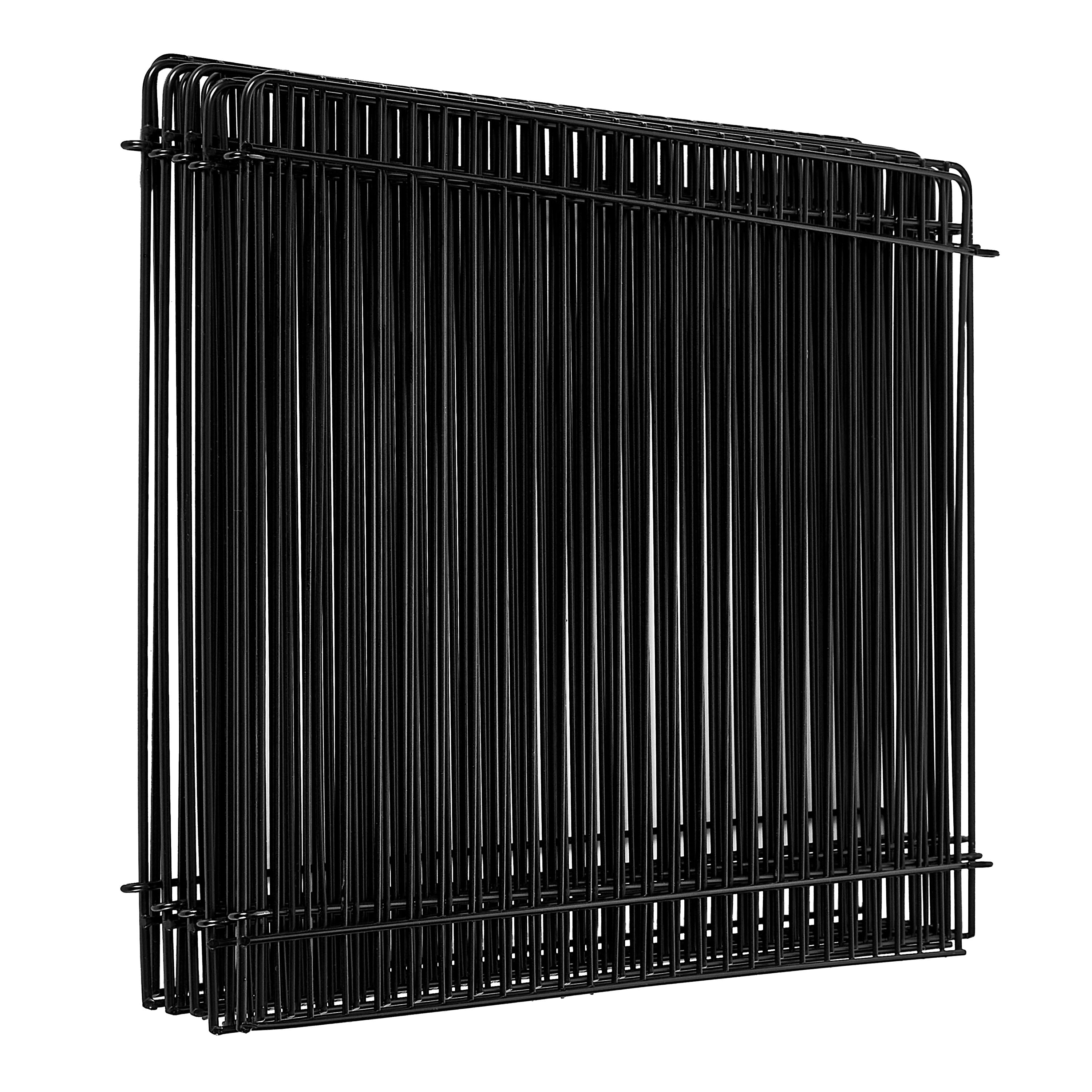 (3 pack) Vibrant Life Portable Steel Wire Play Pen for Small Pets, Customizable, 10 Panels, Indoor & Outdoor Use, 9" Tall