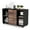 Black, variant on Yardi Yarda 2-Drawer File Cabinet, Large Mobile Filing Cabinet for Letter Size, White