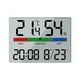 thumbnail image 2 of Reloj electrónico, pantalla grande, alarma, digital, visualización de temperatura y humedad, blanco, 2 of 8