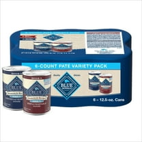 Blue Buffalo Homestyle Senior Beef and Chicken Wet Dog Food Variety 6 Pack, 12.5 oz Cans