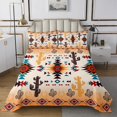 thumbnail image 1 of Erosebridal Western Aztec Coverlet Set Twin, Mandala Boho Bedding Set, Tribal Geometry Decor 2pcs, 1 of 5