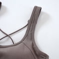 thumbnail image 6 of DHFJKG Camisole Crop Tops For Women With Built In Bra Slim Fit Solid Color Base Layer Cami Shirts Sleeveless Scoop Neck Workout Trendy Top, 6 of 9