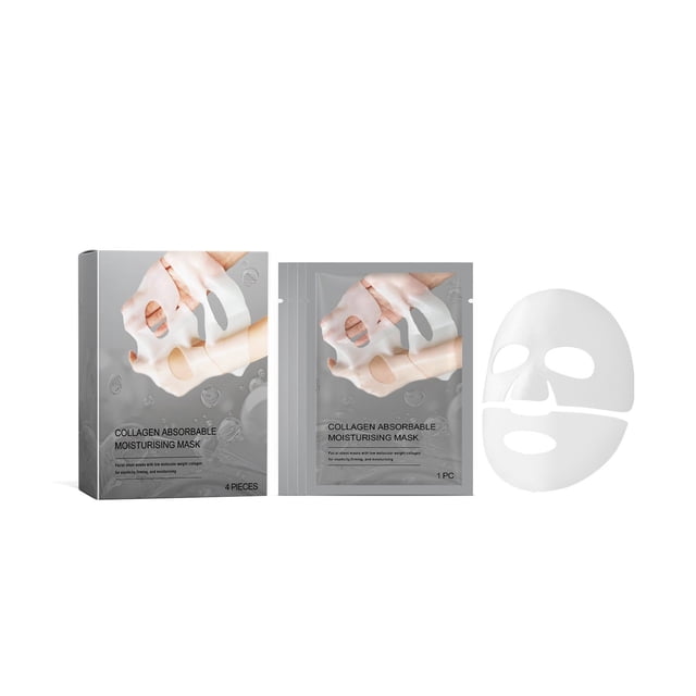 Mascarillas faciales Cuidado de la piel Bio colágeno Mascarilla profunda verdadera Mascarilla de colágeno Cuidado facial durante la noche Mascarilla de colágeno Mascarill