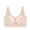Pink, variant on Yongwang Plus Size Bra for Women Seamless No Underwire Bras Comfort Soft Push Up Full Coverage Everyday Bras