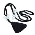 thumbnail image 2 of AYYUFE Boho Women Colorful Beads Butterfly Stone Tassel Pendant Sweater Chain Necklace, 2 of 8