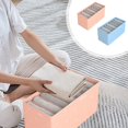 thumbnail image 1 of Fiudx Caja de Almacenamiento Plegable Lavable, Organizador de 7 Compartimentos, Diseño Compacto, Almacenamiento de Ropa Interior Sin Tapa, Uso Doméstico Multifuncional, Asas de Fácil Transporte, Tama, 1 of 7