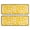 Yellow Dog Paw, variant on Kitchen Rugs Sets Of 2,Red Dog Art Footprint Anti Fatigue Kitchen Mat Rugs Non Slip Washable,Decorative Kitchen Floor Mats for Kitchen,Sink,Laundry,17"x47" 17"x47"