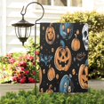 thumbnail image 3 of Halloween Pumpkin Skull Pattern Fall Garden Flags 12.5"x18" Double Side,Small Yard Flags for Outside,Outdoor Fall Decor,Autumn Funny Garden Flag Yard Decoration, 3 of 4