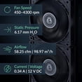thumbnail image 2 of Arctic ACFAN00300A P9 Max 92mm Pressure Optimized Case Fan | Fluid Dynamic Bearing | PWM controlled Speed- Black, 2 of 5