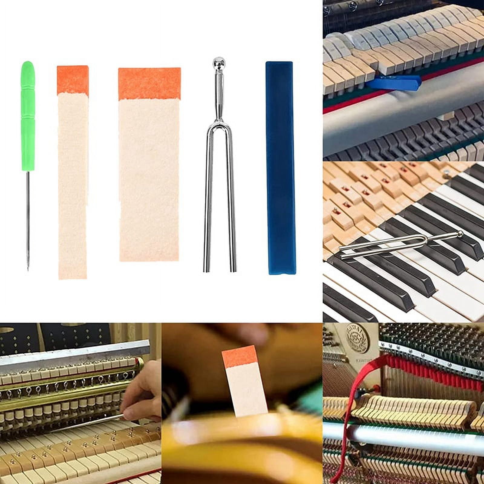 Piano Tuning Kit,Professional Piano Tuner Tools Set Universal DIY Piano Tuning Tools Piano Repairing Accessories