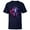 Navy, variant on Star Wars Obi-Wan Kenobi Darth Vader Duel Painted - Short Sleeve T-Shirt for Kids - Customized-Royal