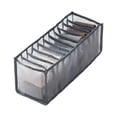 thumbnail image 4 of Organizador de ropa interior, sujetadores y calcetines, organizador de cajones lavable y plegable (gris, 11 compartimentos), 4 of 5
