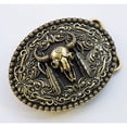 thumbnail image 5 of TIERPOP Bull Heads Cowboy Belt Buckle Western Belt Buckle for Belt Width 1.50-1.57 inch, 5 of 20