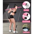 thumbnail image 4 of WeluvFit Pilates Bar Kit with Resistance Bands, Exercise Fitness Equipment for Women & Men, Home Gym Workouts 3-Section Stick Squat Yoga Pilates Flexbands Kit for Full Body Shaping, 4 of 6