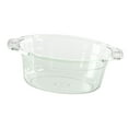 thumbnail image 3 of Portable Dish Tub Clear Accs Dish Basin for Kitchen Sink for Vegetable Fruit Large, 3 of 8