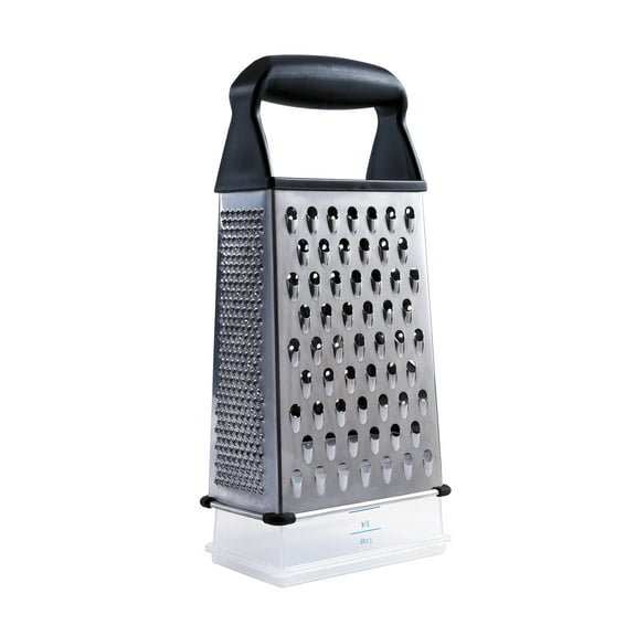 OXO Softworks Stainless Steel Box Grater, Black