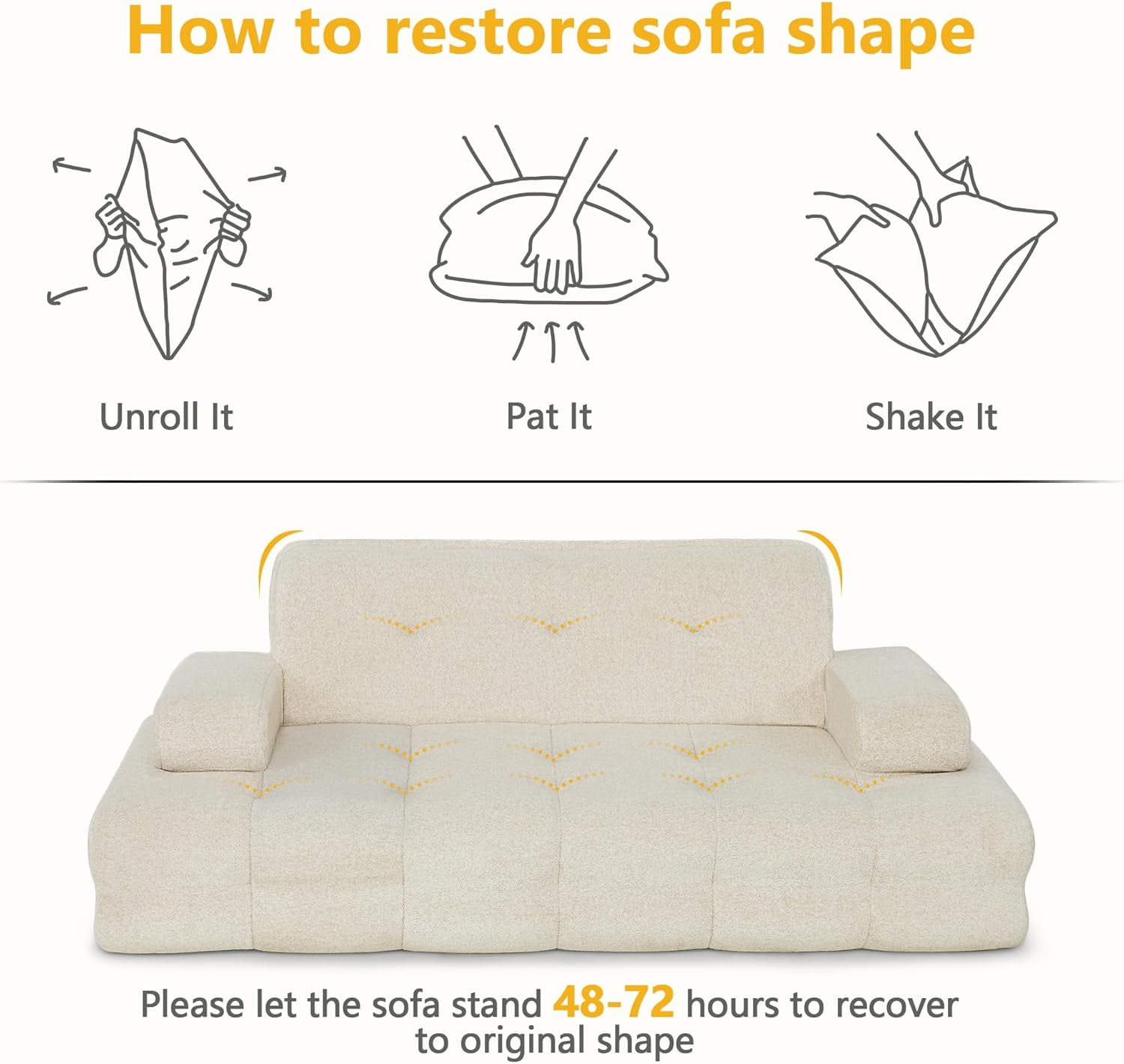 Lovupet Dog Sofa Bed for Large Breed, Dog Couch Sleeping Bed with Anti-Slip Bottom, PS579