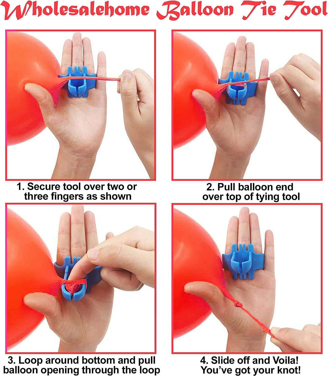 Buy Balloon Tie Knotting Tool for only 3 USD by Borosino - Balloons Online