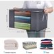 thumbnail image 2 of Organizadores para Colocar Bajo la Cama con Ventana y Asa Reforzada,Cremallera Resistente,Almacenaje Bajo la Cama de Tejido Transpirable,para Edredones,Mantas,Ropa de Cama (Gris), 2 of 4