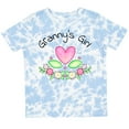thumbnail image 3 of Inktastic Granny's Girl Heart Flowers Girls Toddler T-Shirt, 3 of 5