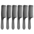 thumbnail image 3 of LABSERRON 6Pcs Professional Teasing Comb for Men and Women Hair Tools Black Plastic 8.9In, 3 of 8