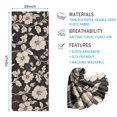 thumbnail image 2 of Pioneer Flower Floral Print Pattern Hot Yoga Mat Towel Non Slip for Hot Yoga - Quick-Drying Yoga Mat Cover with 4 Corner Pockets with Travel Bag - Hot Yoga Towel Non Slip 70"x26", 2 of 6