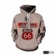 thumbnail image 3 of Sudadera con capucha con estampado 3D de la Ruta 66 para hombre, moda otoño/invierno 2024, ropa para deportes al aire libre y ocio, sudadera con capucha de hip hop callejero para hombre, 3 of 5